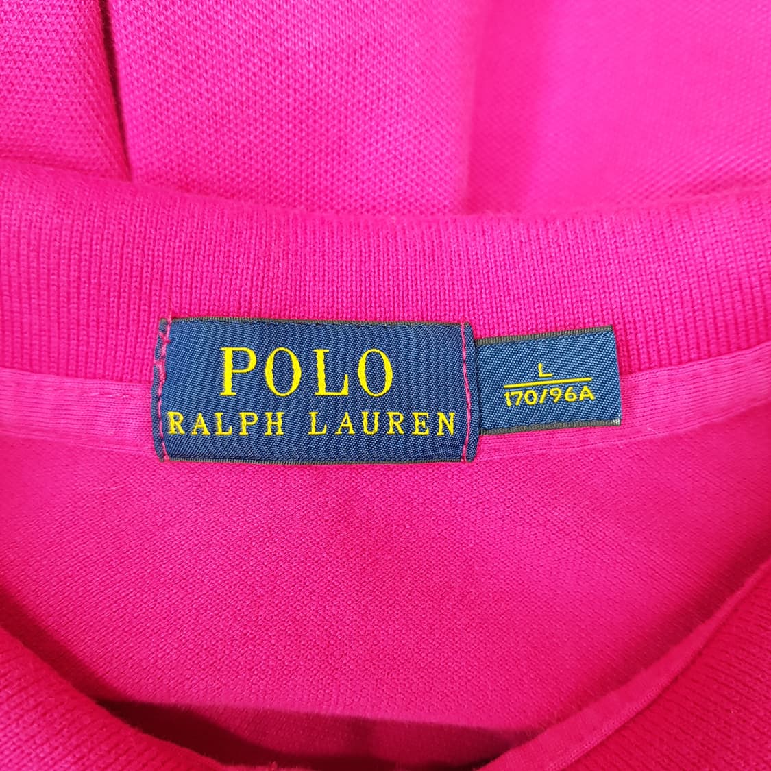 폴로 랄프로렌 슬림핏 카라 반팔 티셔츠 L사이즈 상품이미지6