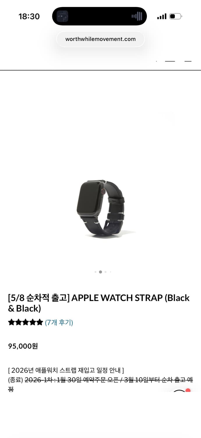 worthwhilemovement 애플워치 스트랩 상품이미지2