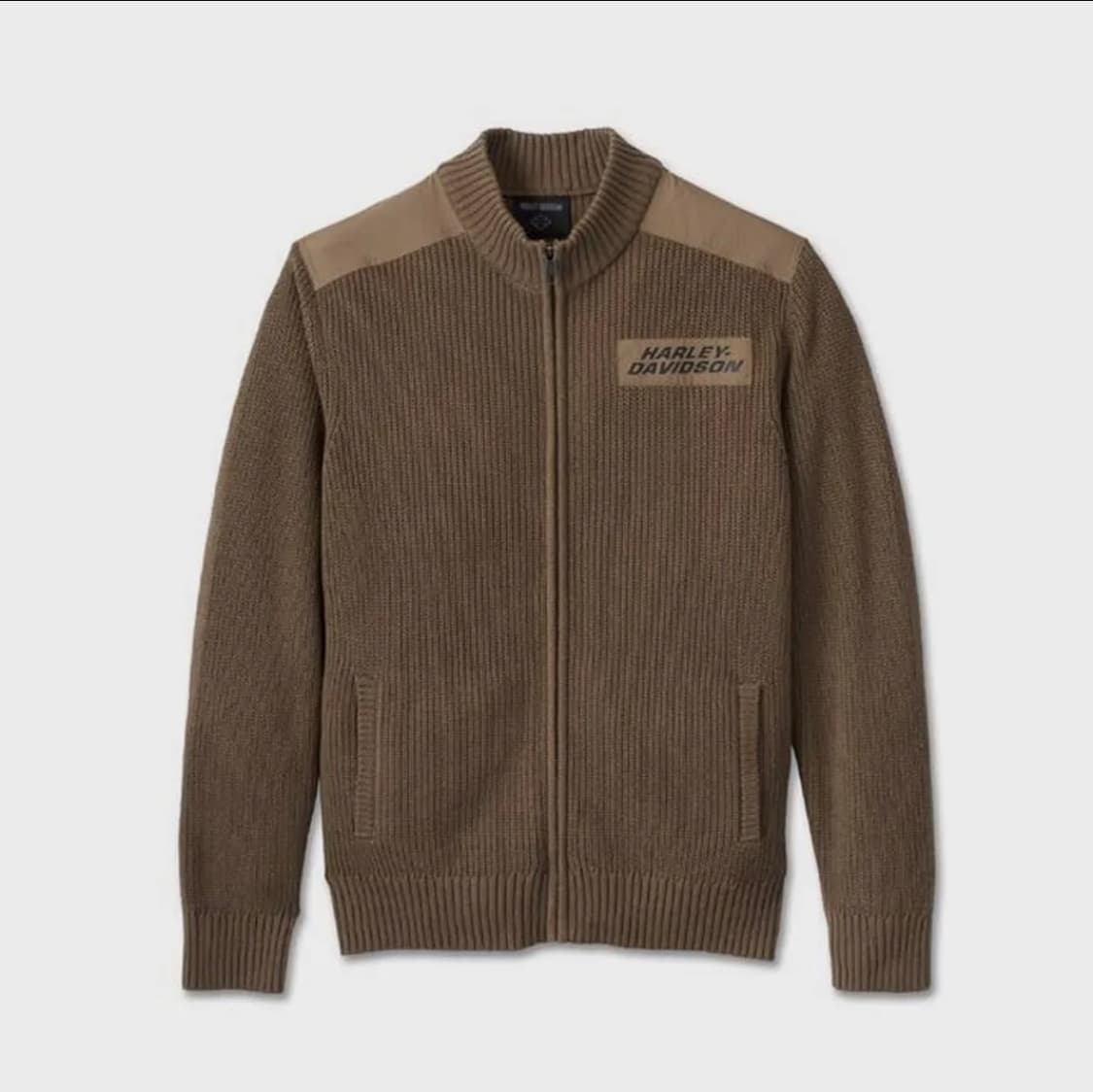 할리데이비슨 스컬 스웨터 집업 상품이미지1