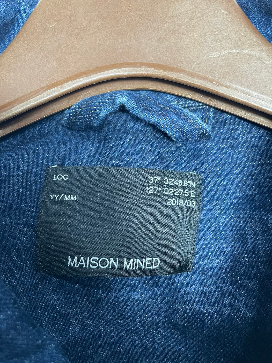 MAISON MINED 메종미네드 데님 블루종 자켓 상품이미지3