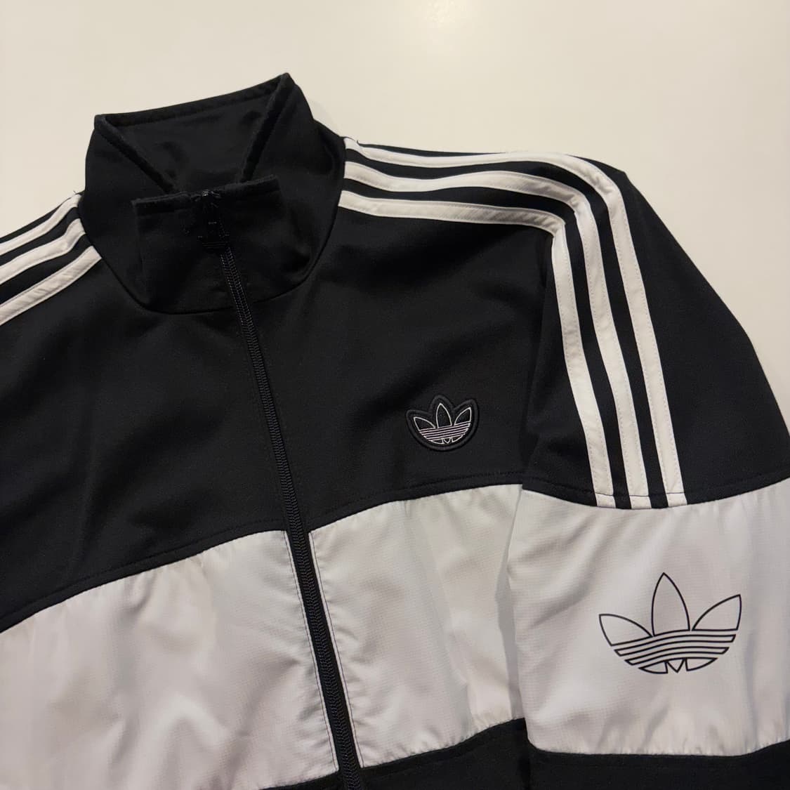 [XL] 아디다스 반드릭스 블랙/화이트 트랙탑 져지 D68 상품이미지3
