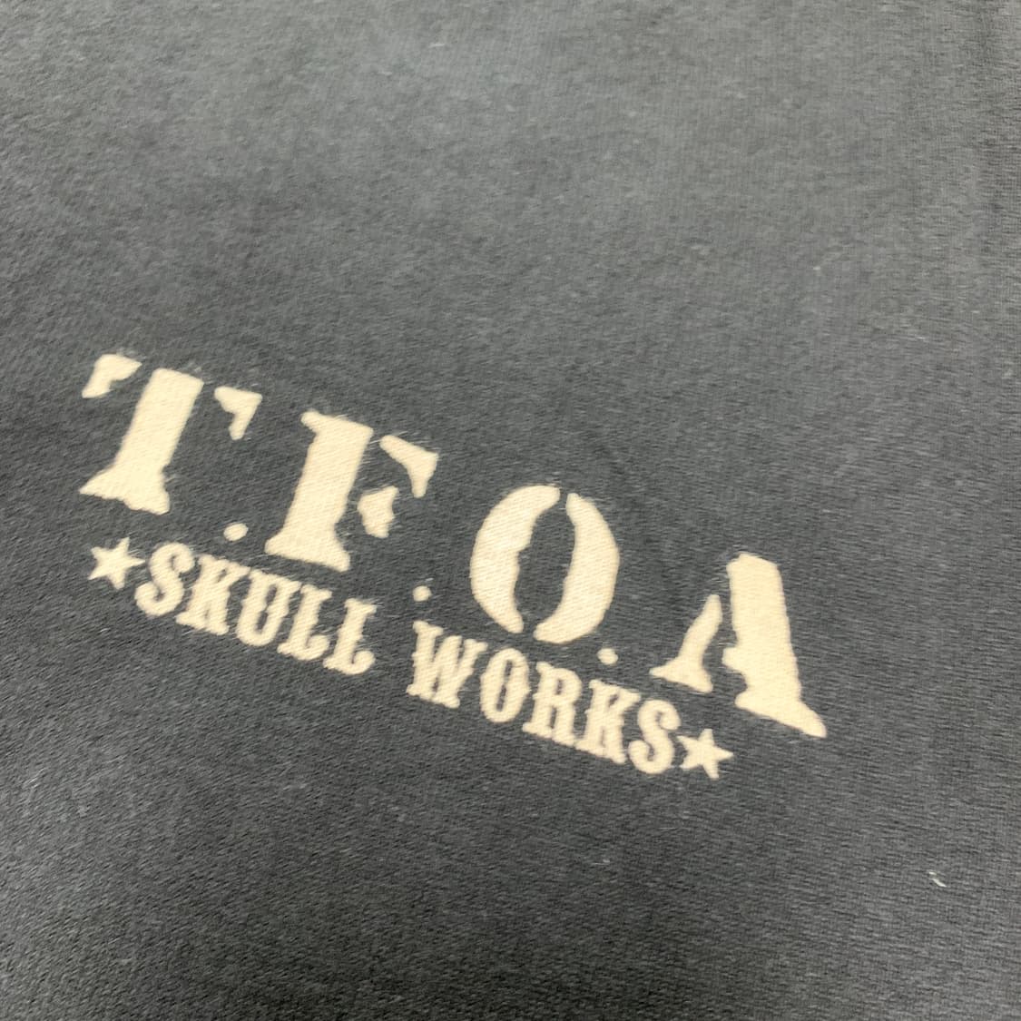 XL)Skull Works x crows 크로우즈 콜라보 무장전선 반팔티 상품이미지4