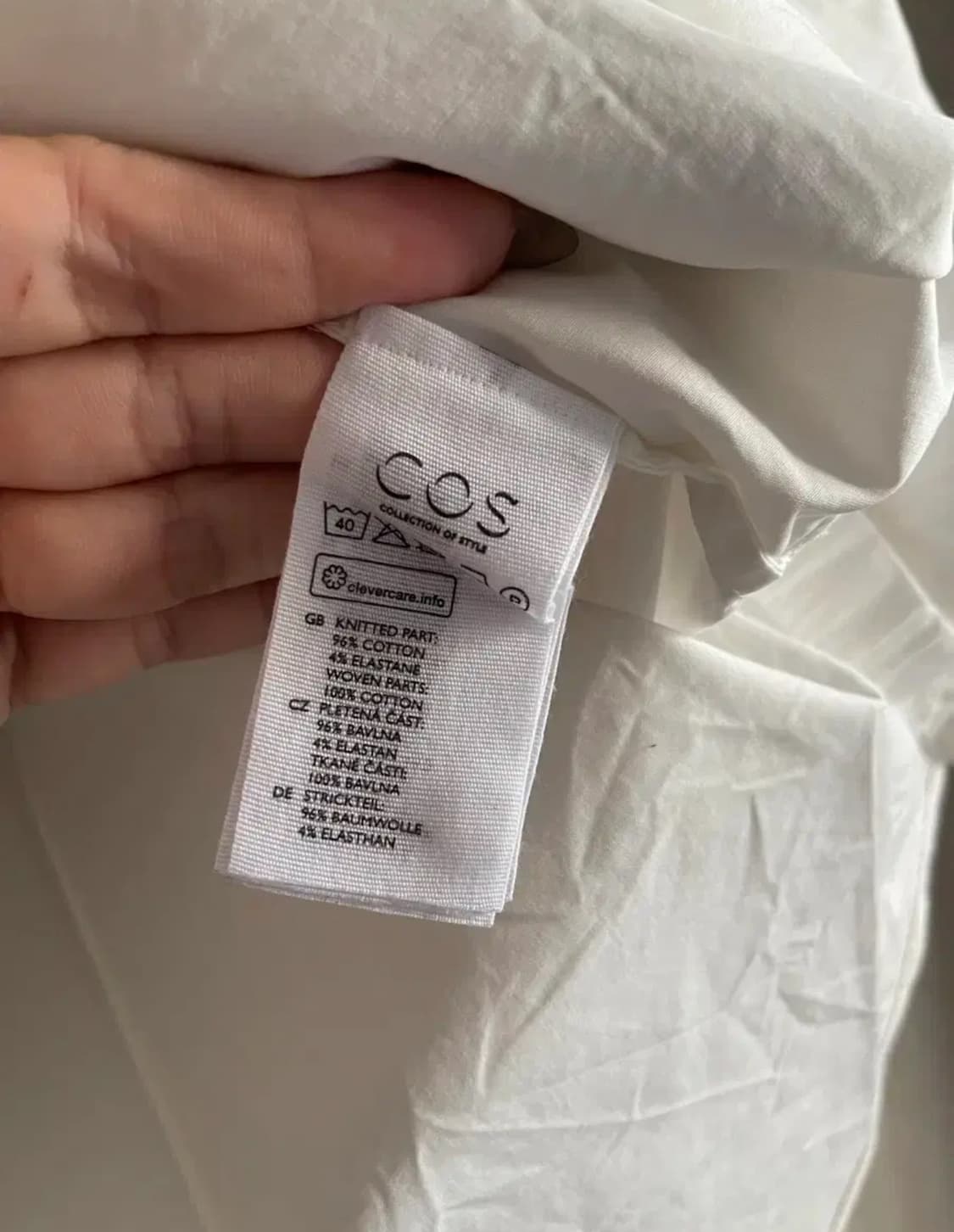 코스 배색 레이어드 블라우스 셔츠 상품이미지3