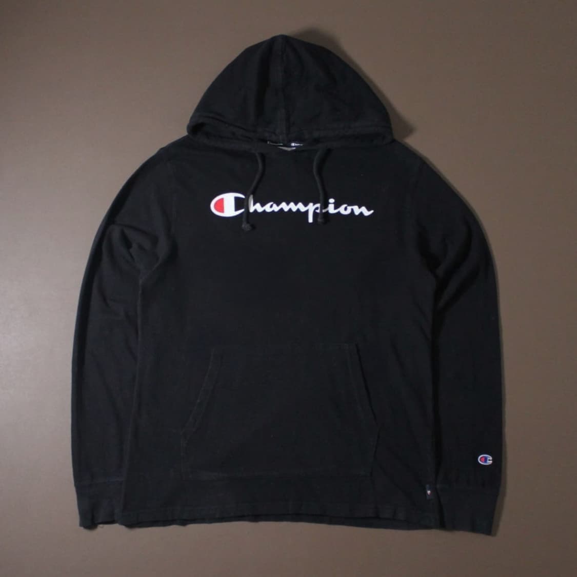 Champion 챔피온 블랙 후드 티 상품이미지1