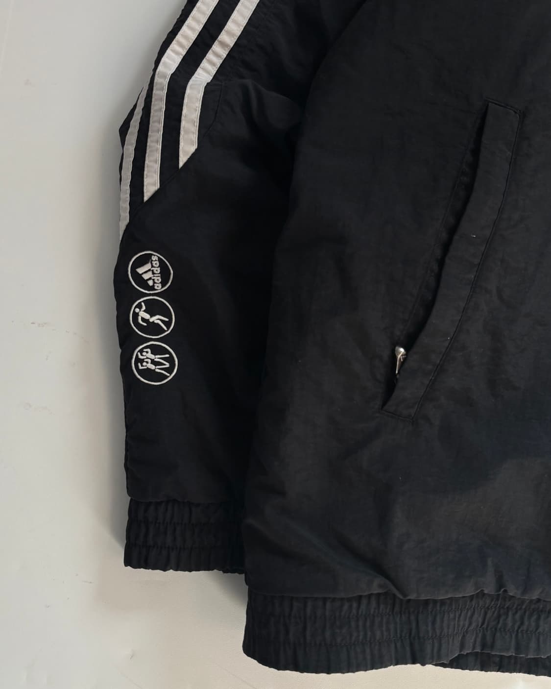 Adidas 아디다스 올드스쿨 멀토스 블랙컬러 후디 자켓 상품이미지4