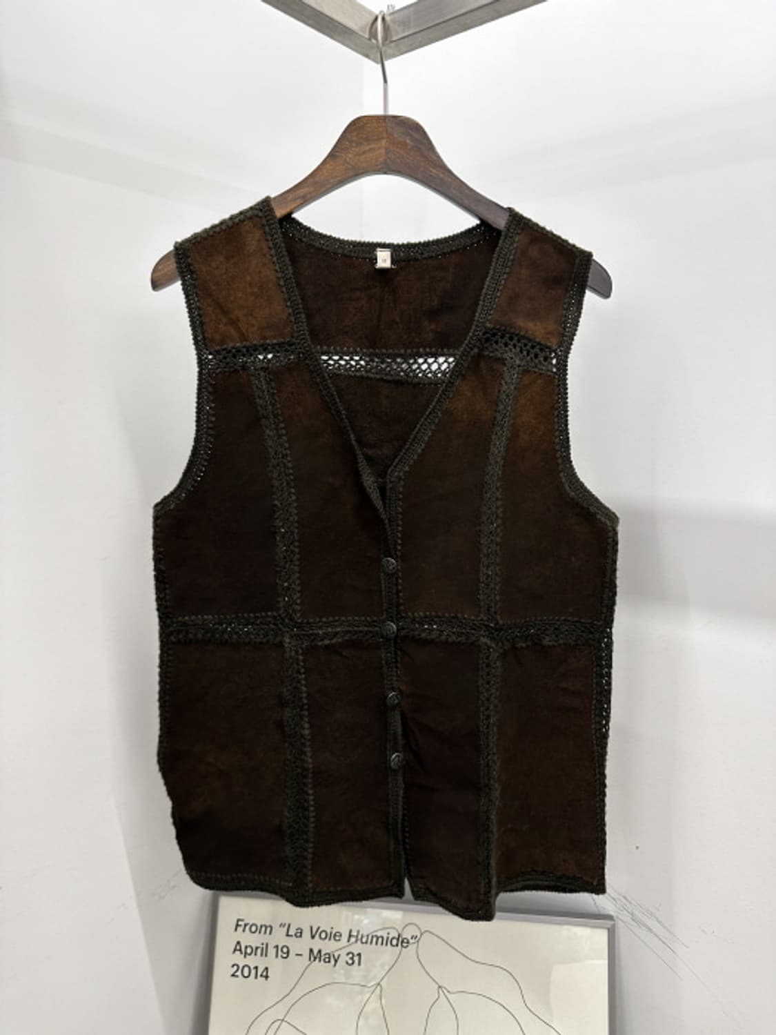 VINTAGE LEATHER VEST (L) 상품이미지1