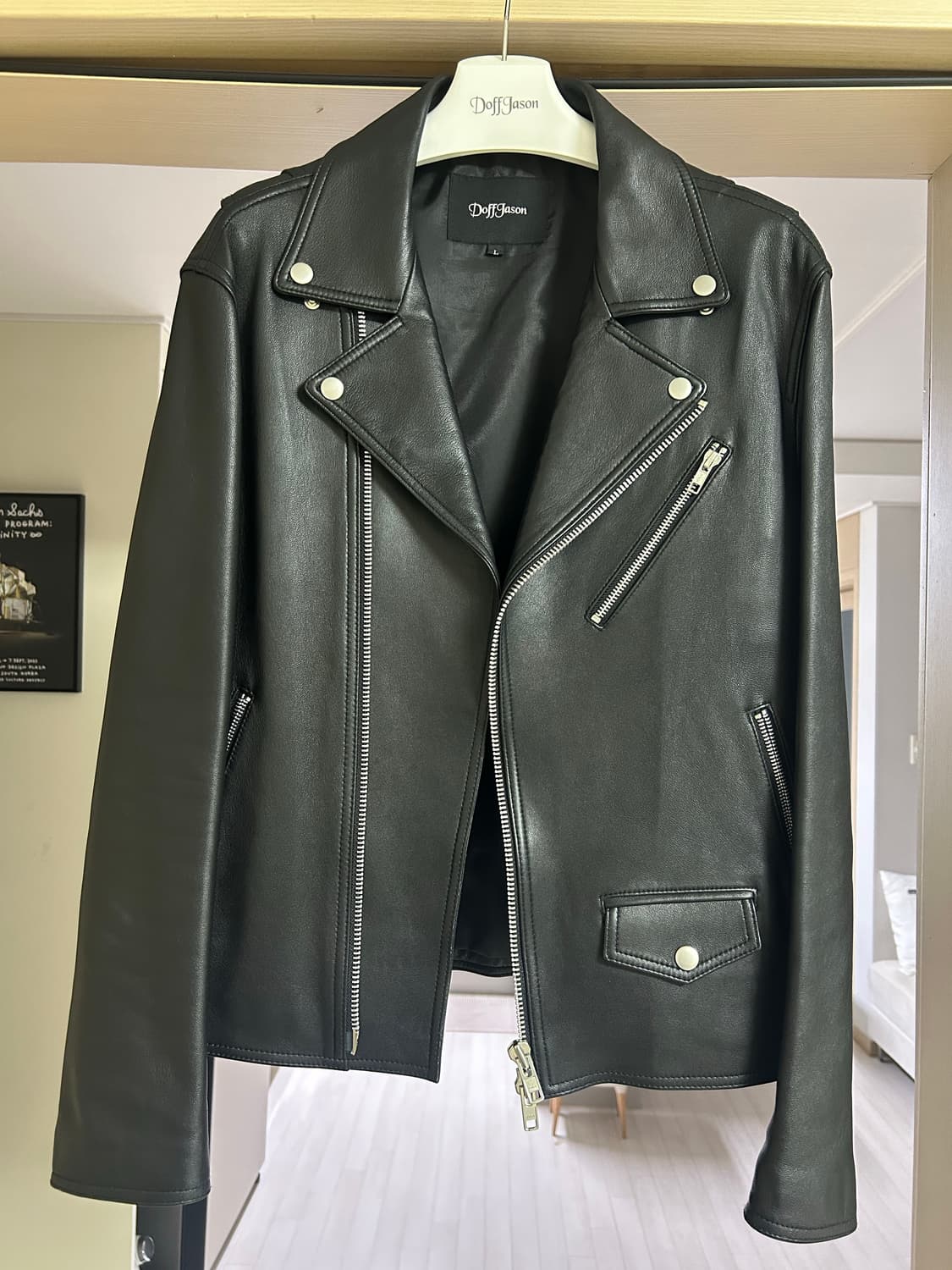 도프제이슨 램스킨 라이더 자켓 L 상품이미지1