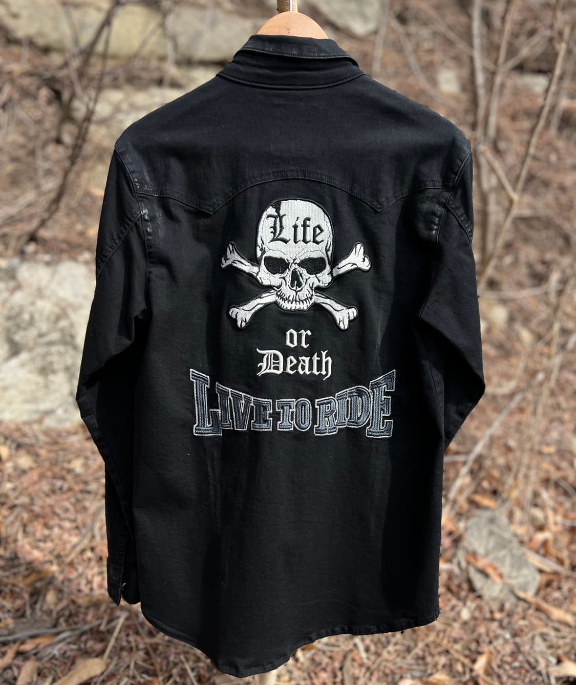 8835 블랙워싱 스컬 할리 NB  상품이미지2