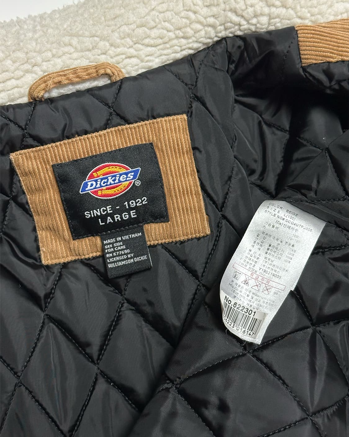 디키즈 쉐르파 코듀로이 누빔 자켓 상품이미지3