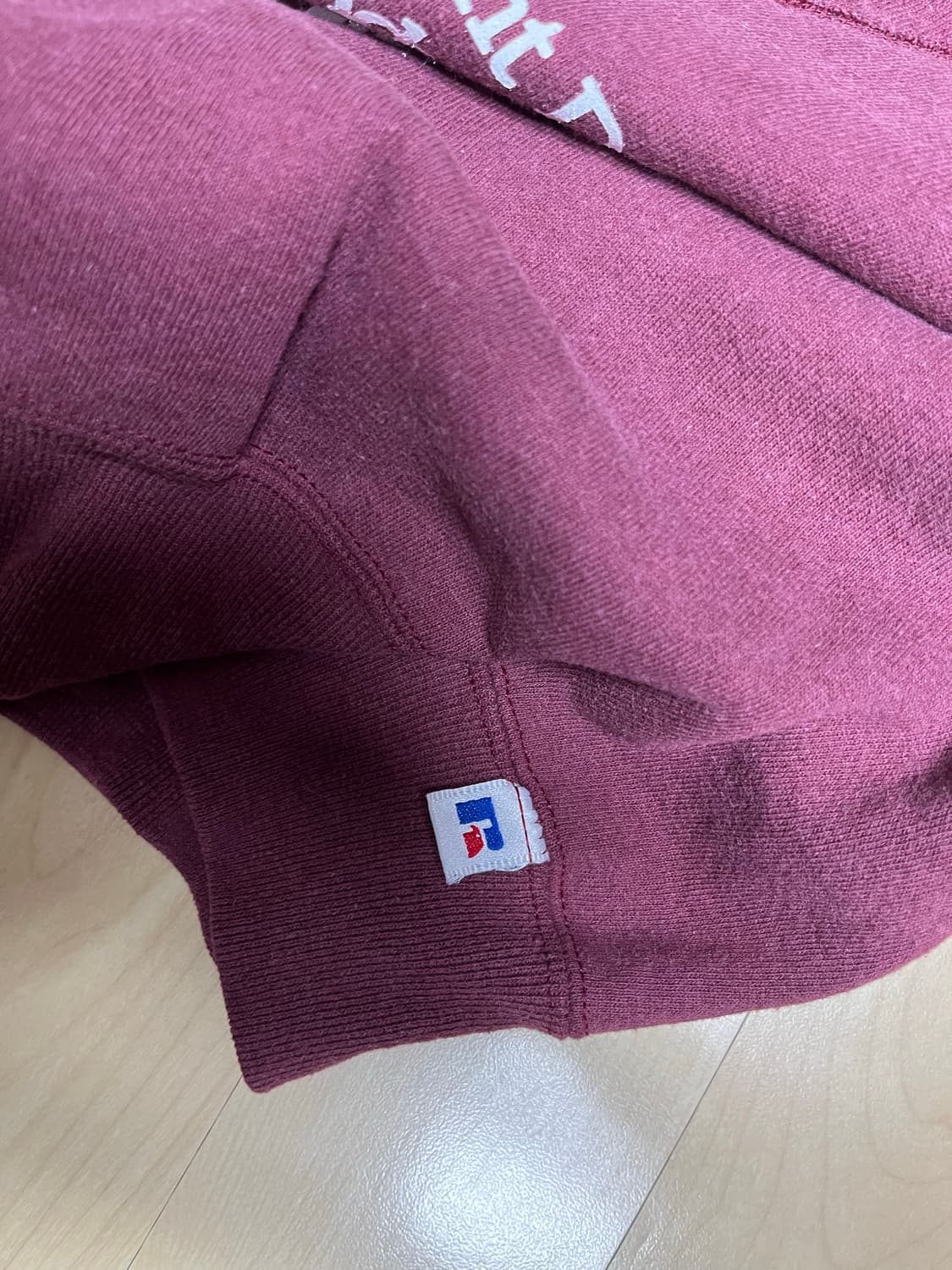 [XXL]90s usa russell스웻 버건디 as 상품이미지5