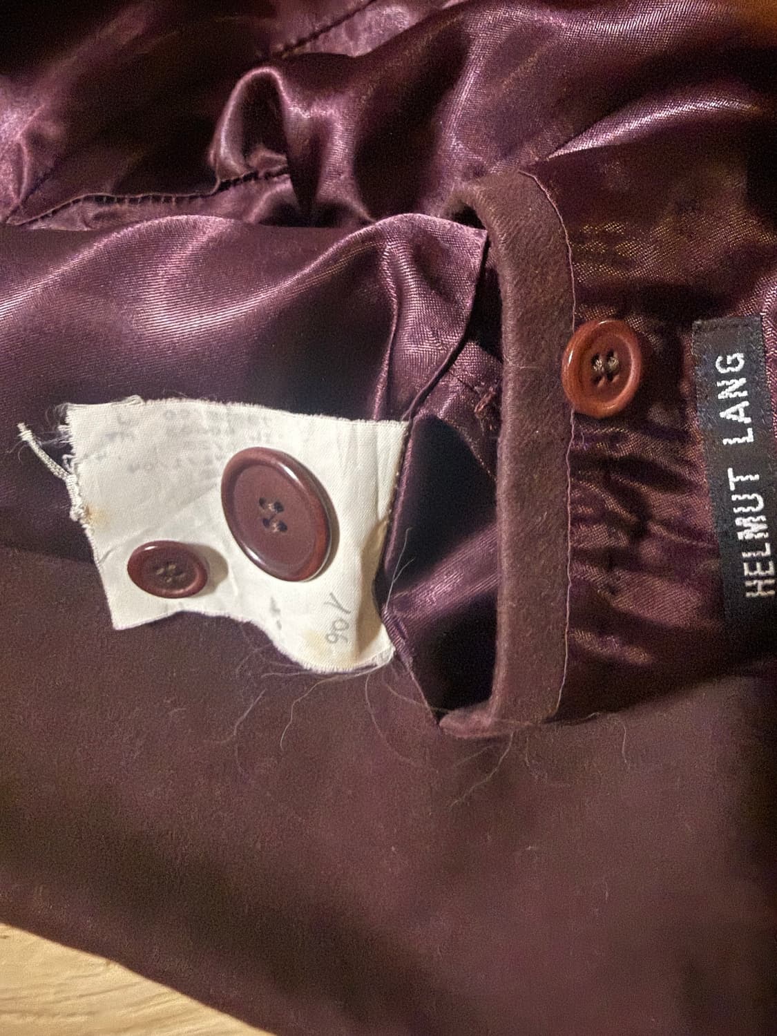 1998AW Helmut Lang Moleskin Coat 상품이미지7