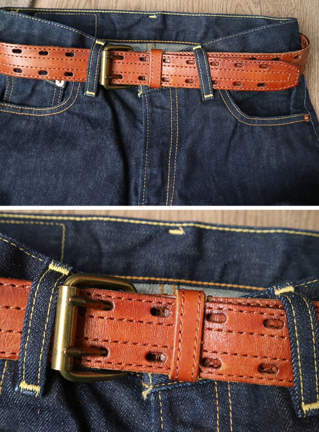 튼튼한 빈티지 가죽 벨트 33미만 상품이미지7