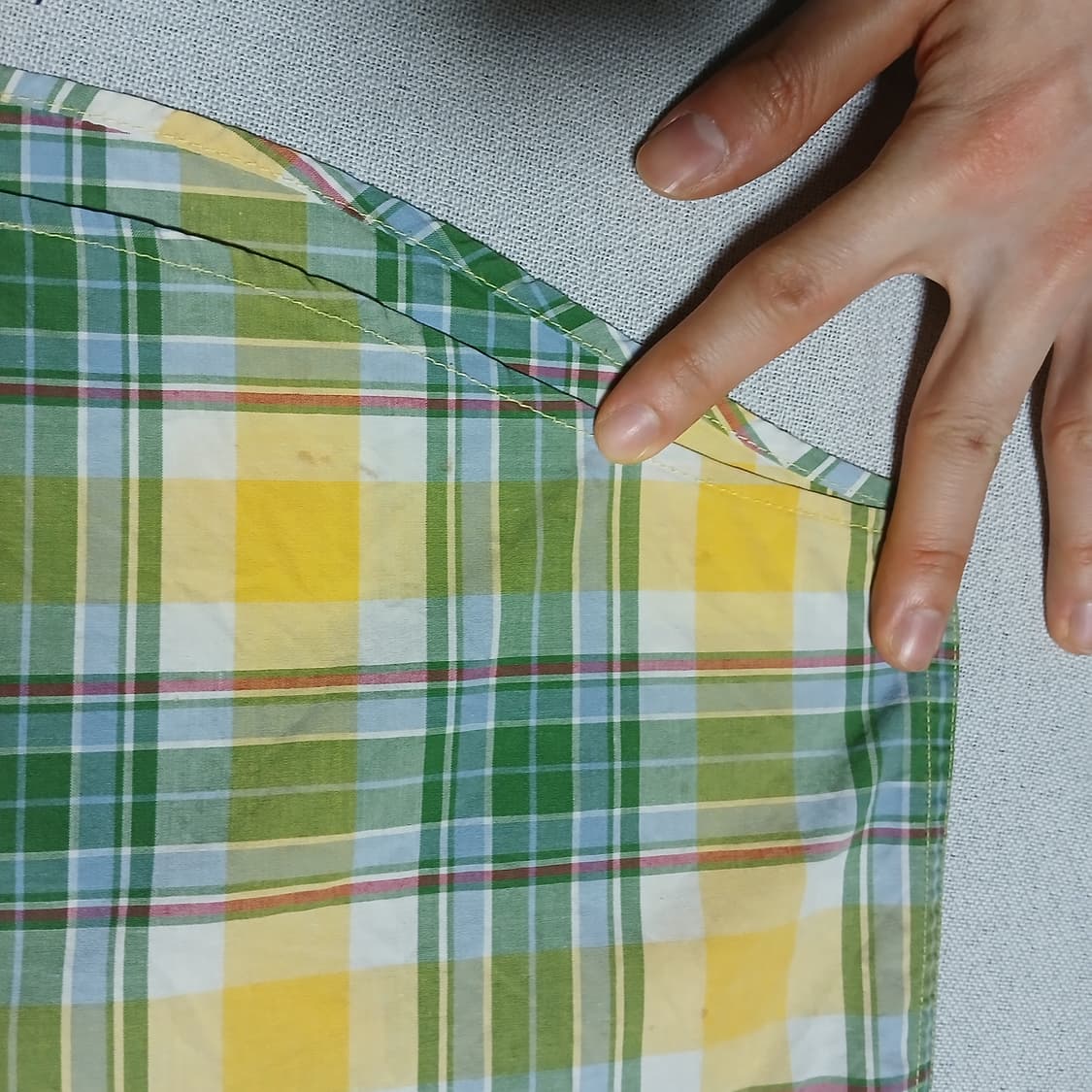 beanpole 빈폴 체크 셔츠 남방 반팔 상품이미지7