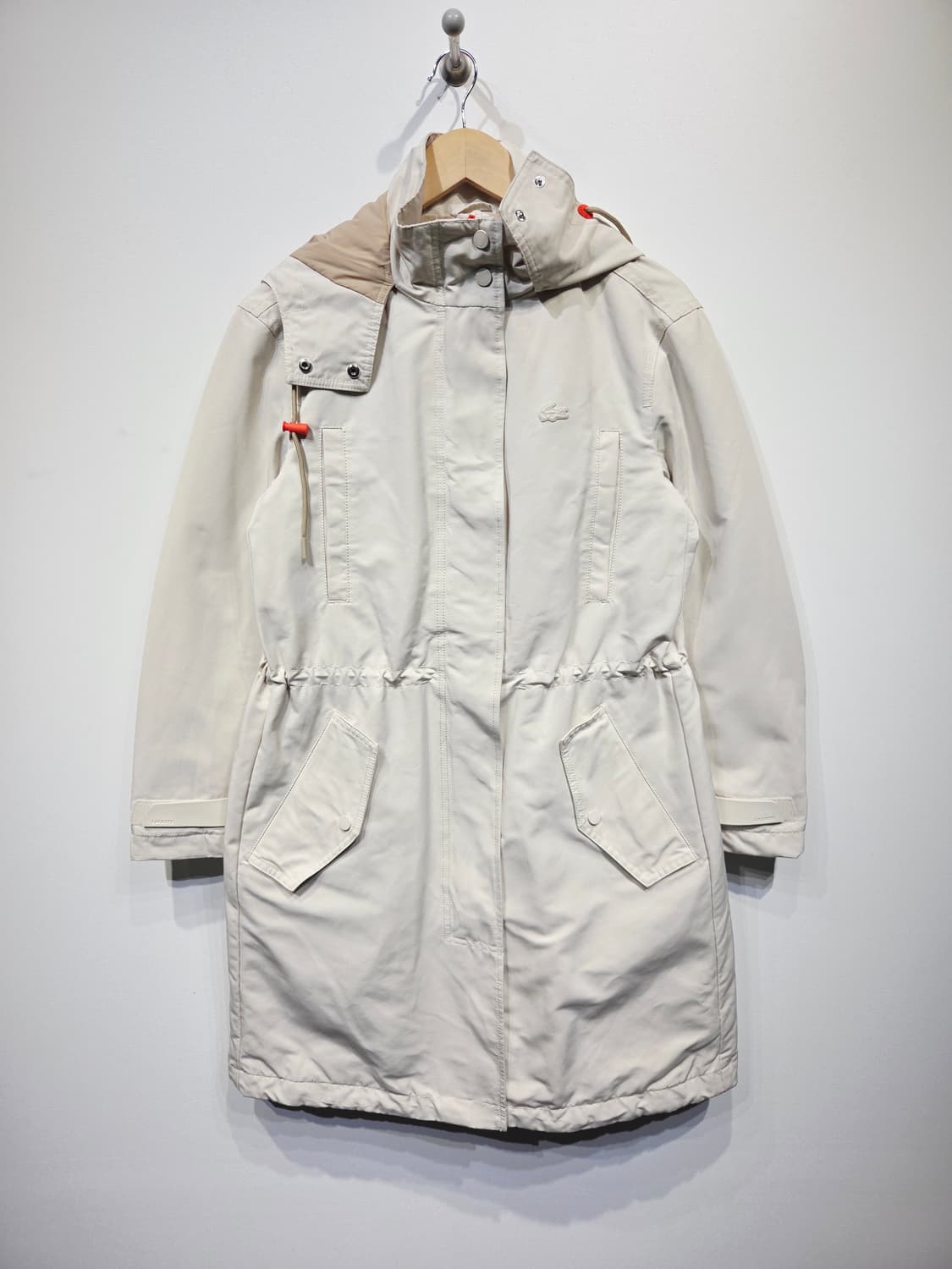 라코스테 오렌지 포인트 후드 파카 상품이미지2