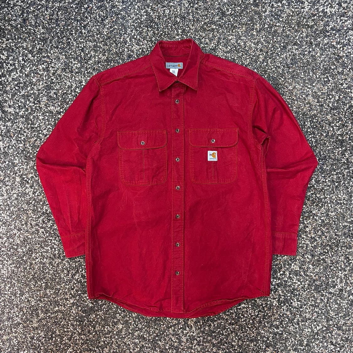칼하트 FR 레드 셔츠 (XL) 상품이미지1