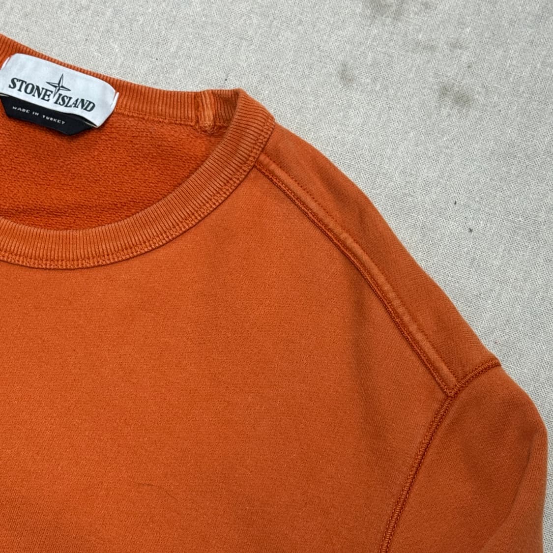 스톤아일랜드 오렌지브라운 절개 스웻 맨투맨 XXL 상품이미지2