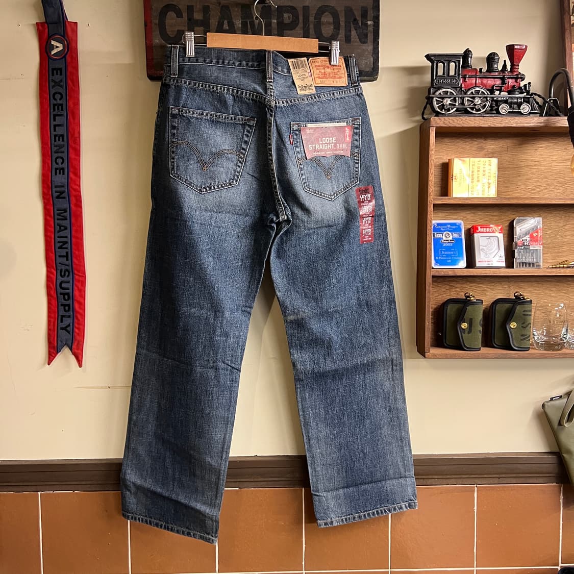 00's 리바이스 569 데님 31x30 Size (32인치) 데드스탁 상품이미지5
