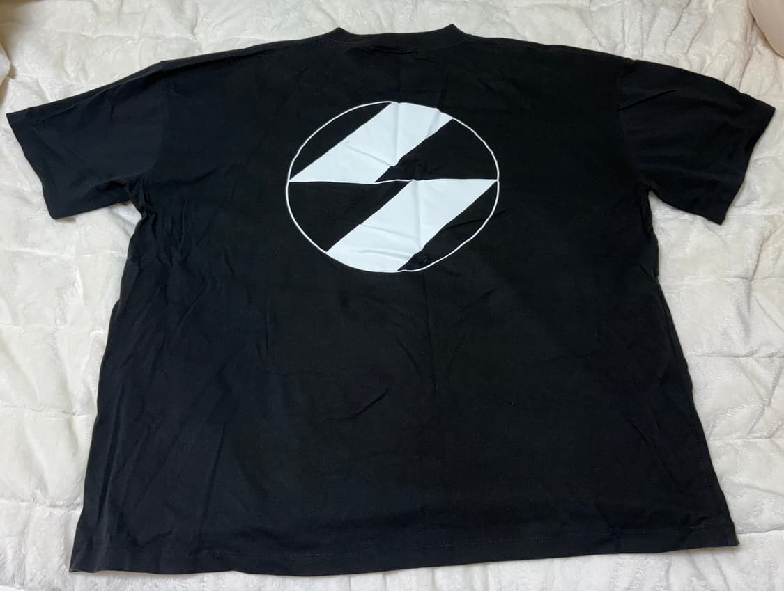 더셀비지스 오버핏 반팔 티셔츠 검흰 / os 상품이미지3