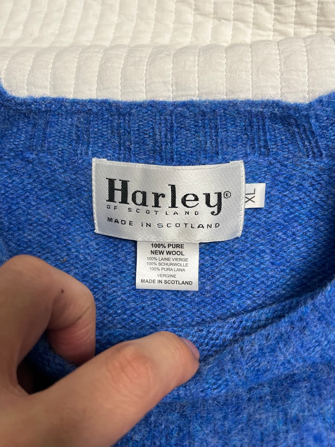 할리오브스코틀랜드 쉐기독 니트 XL 상품이미지3