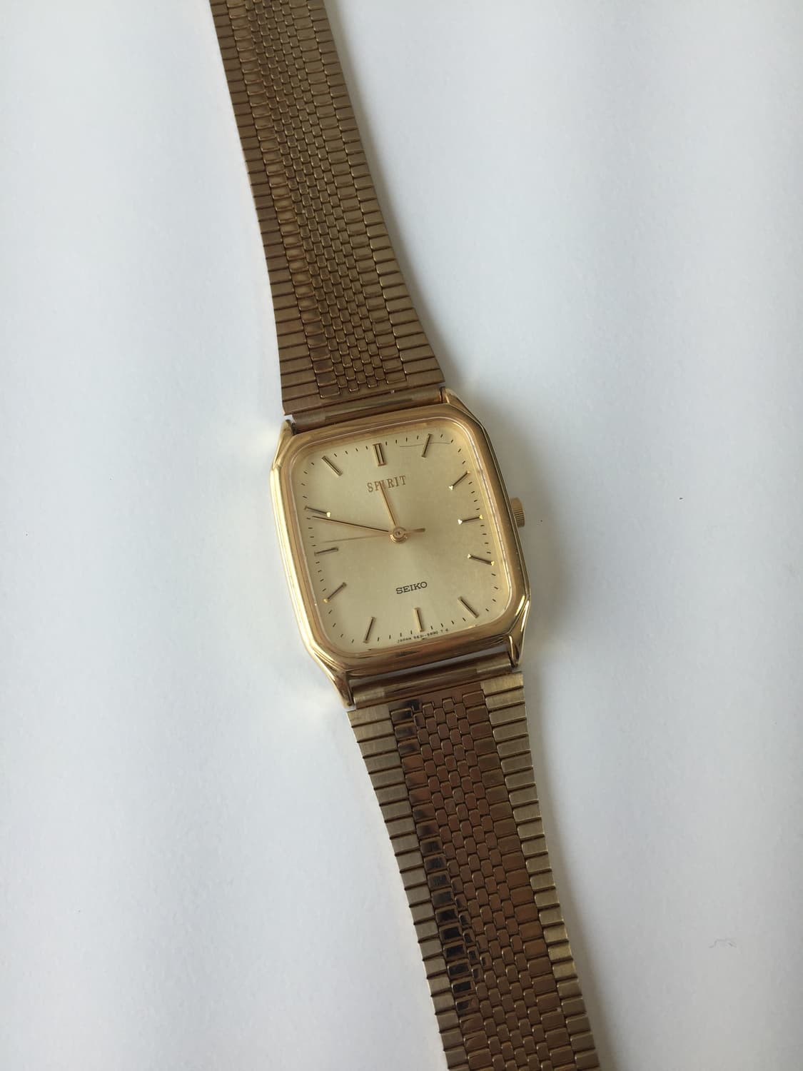 90s seiko spirit square gold 상품이미지8