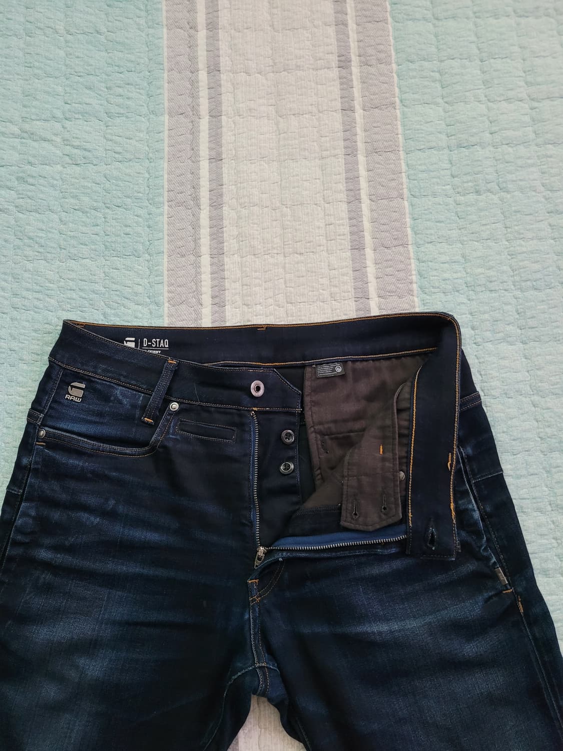 지스타로우 Gstarraw 3D 스판 배기슬림스키니 바이커진. 32사이즈 상품이미지2