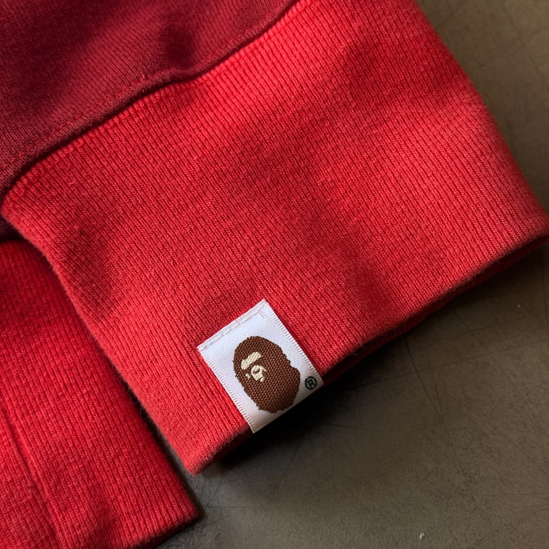 베이프 크레이지 카모 적계 릴렉스핏 후드집업  상품이미지6