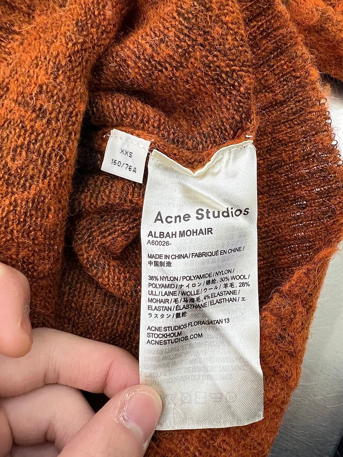 아크네 스튜디오 모헤어 브러쉬 니트 스웨터 상품이미지8