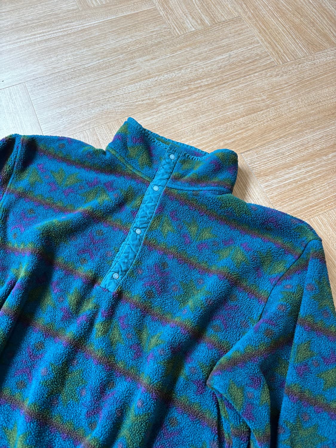 90s LL Bean 패턴 플리스 상품이미지3