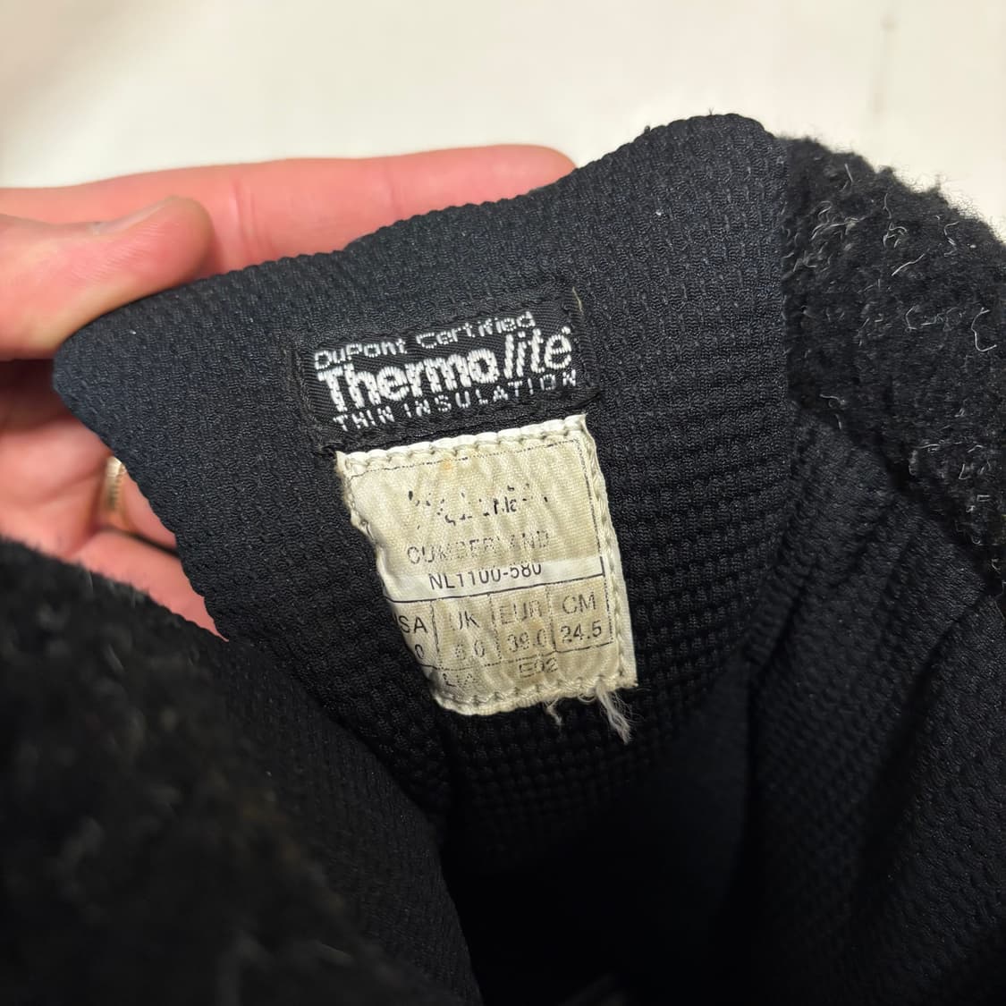 정품 소렐 네이비 블랙 양털 방한 부츠 245 상품이미지10