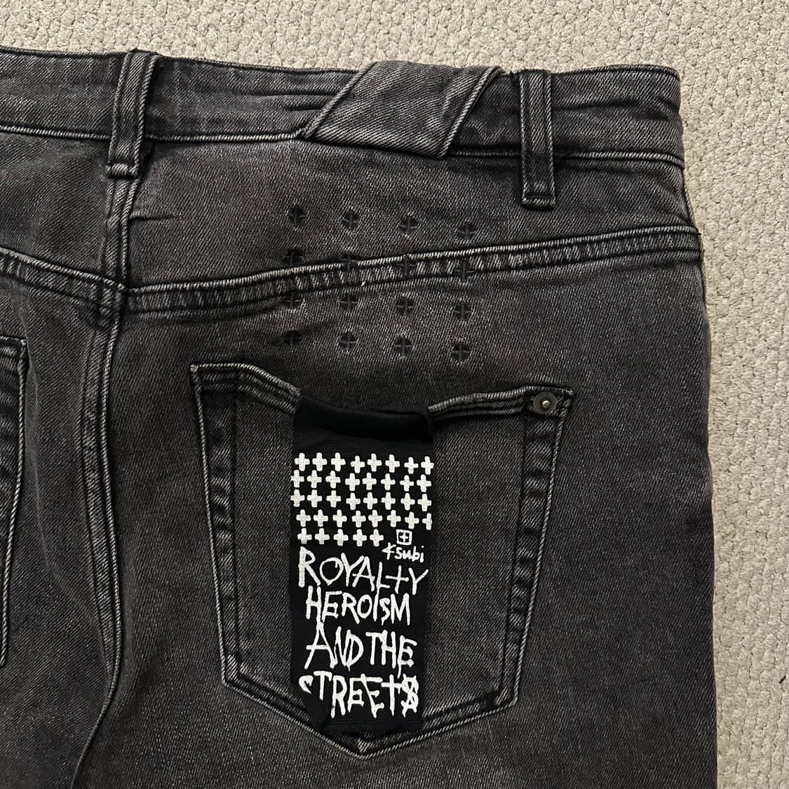 수비(Ksubi) 블랙 워싱 데님 상품이미지10