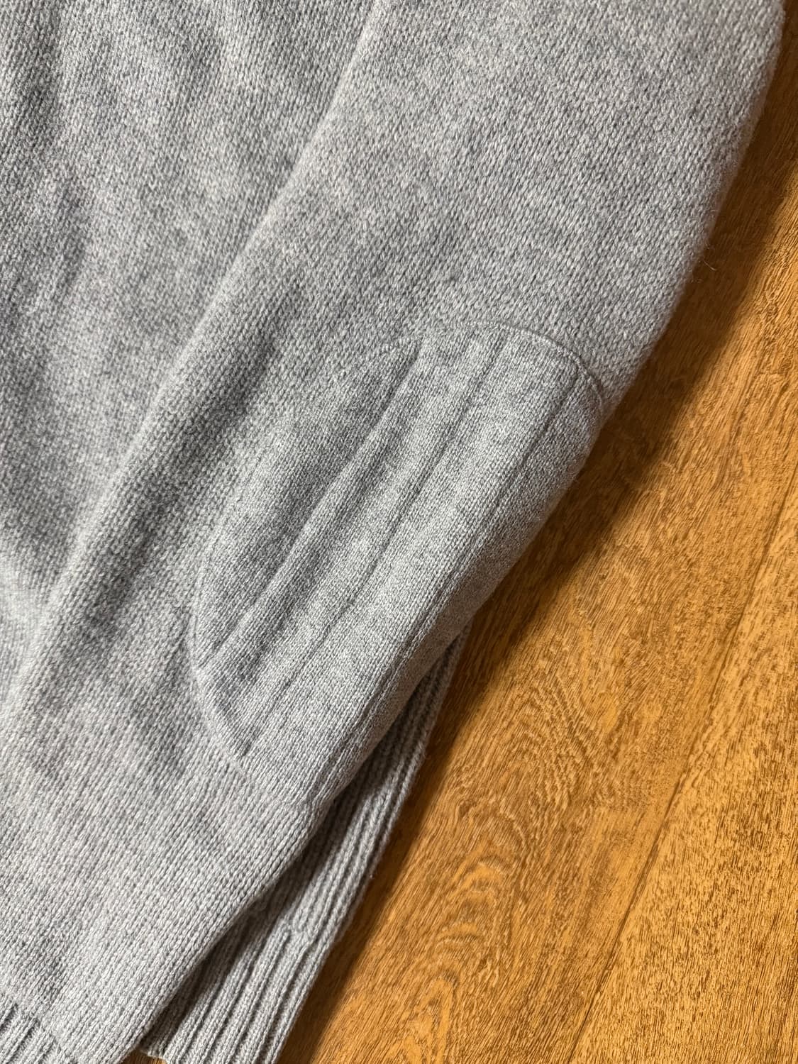 폴로 빅포니 3로고 그린 애쉬 그레이 니트집업 상품이미지3