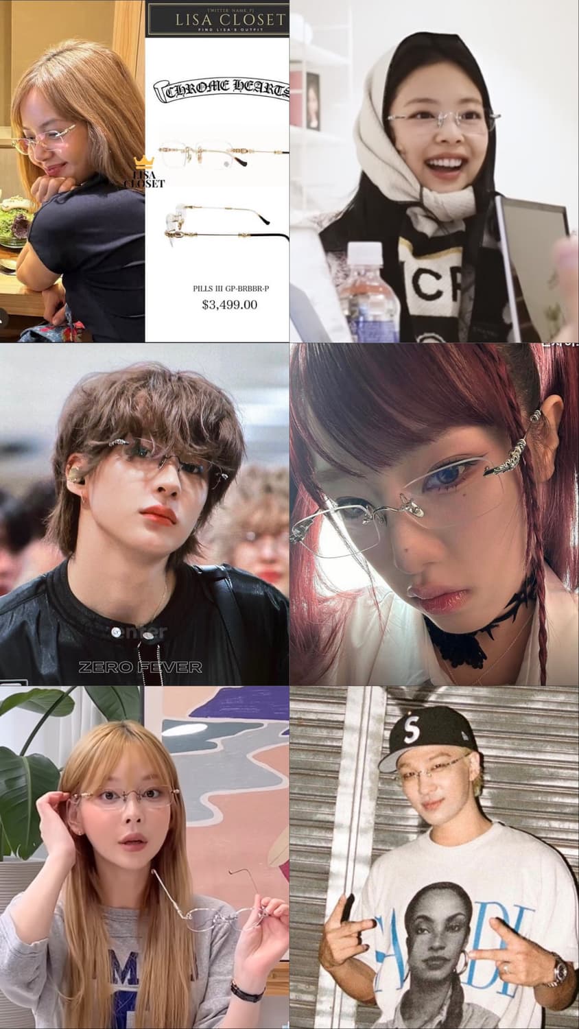 제니 크롬하츠 필스3 금테+토카이NRC렌즈(리사·태양 착용) 상품이미지2