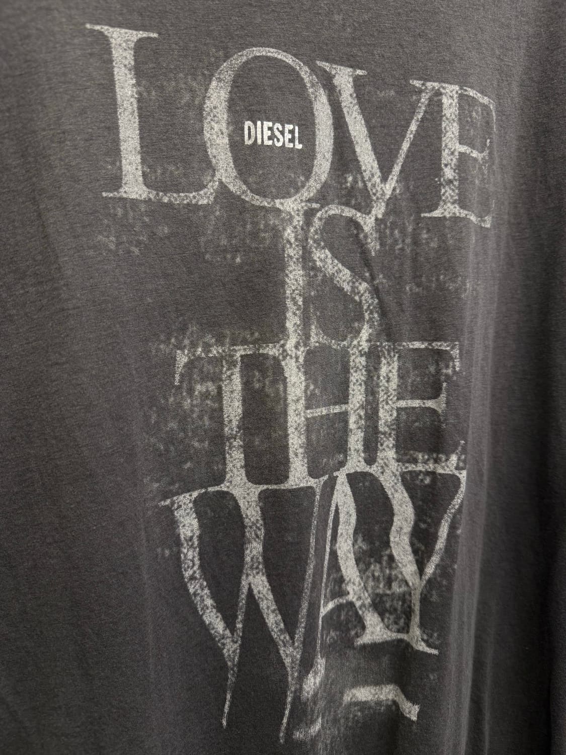 DIESEL 디젤 레터링 티셔츠 상품이미지4