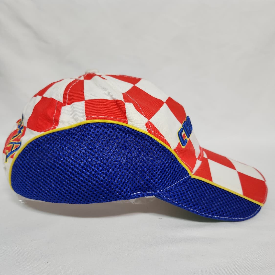 H926 [F] 크로아티아 체크 빈티지 캡 모자 상품이미지4