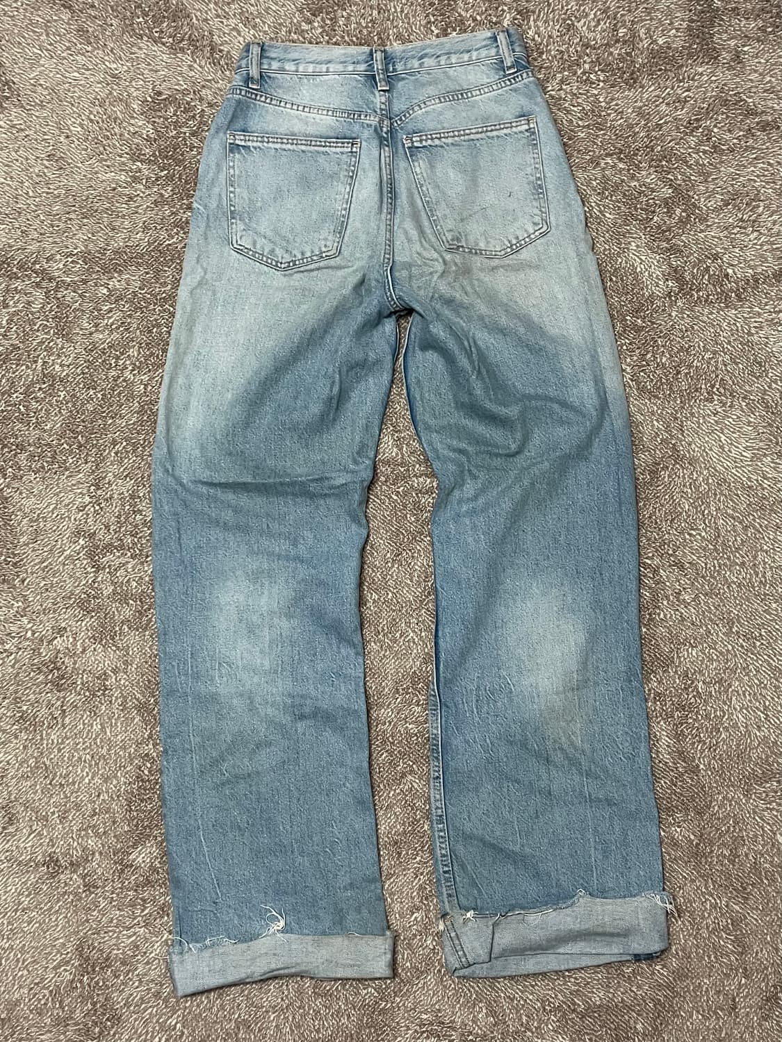 자라 연청 와이드 데님팬츠  상품이미지3