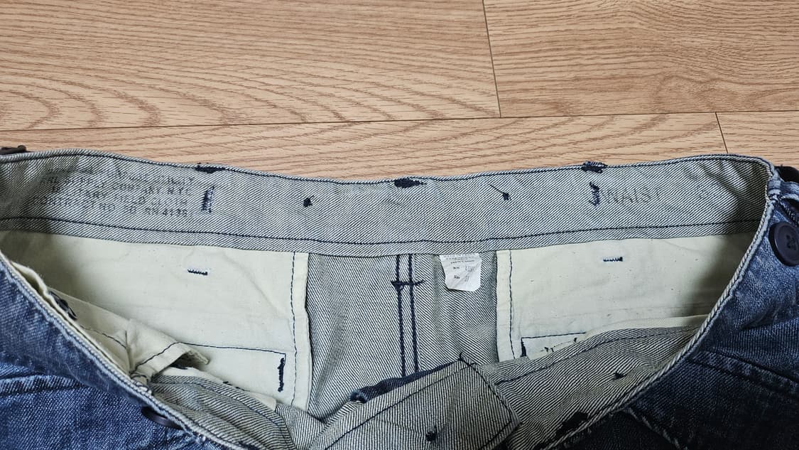 RRL 더블알엘 세즈윅 레지먼트 데님 카고 쇼트 33 사이즈 미품 판매 상품이미지4