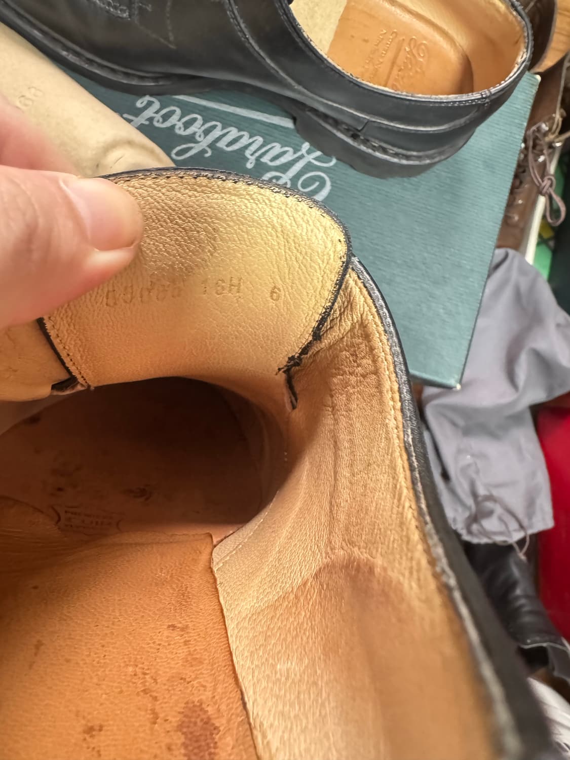 파라부트 아비뇽 블랙 250사이즈 상품이미지4