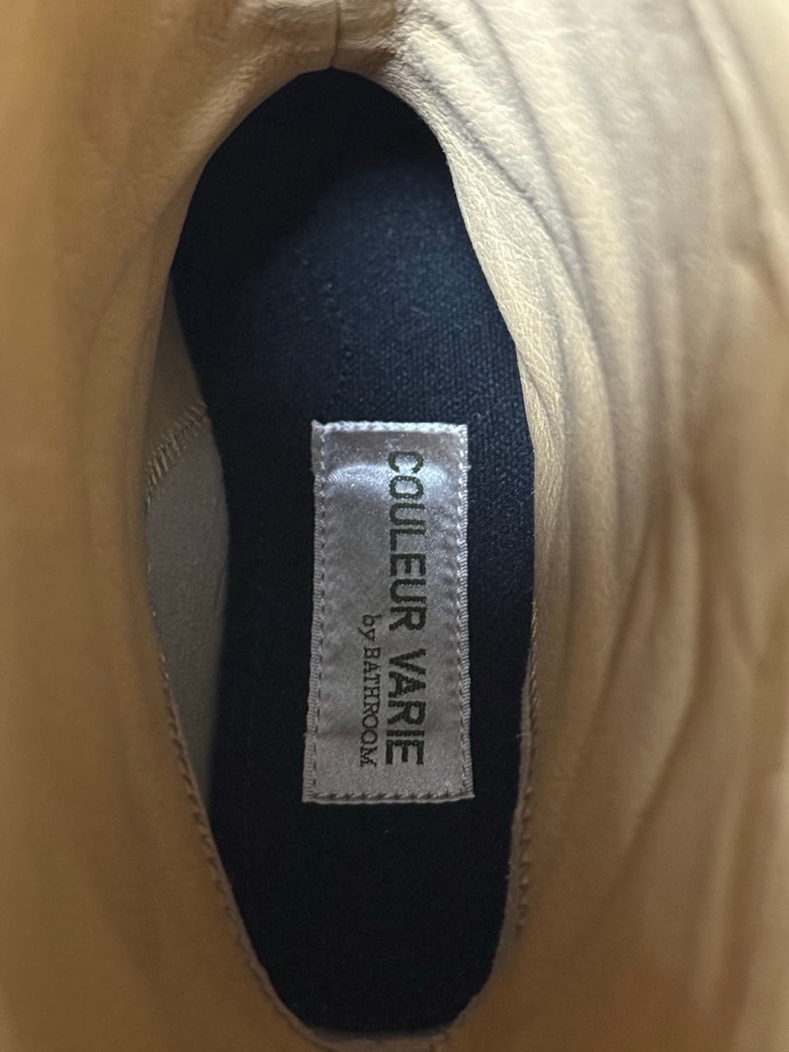 카키 테슬 웨스턴 부츠 상품이미지3