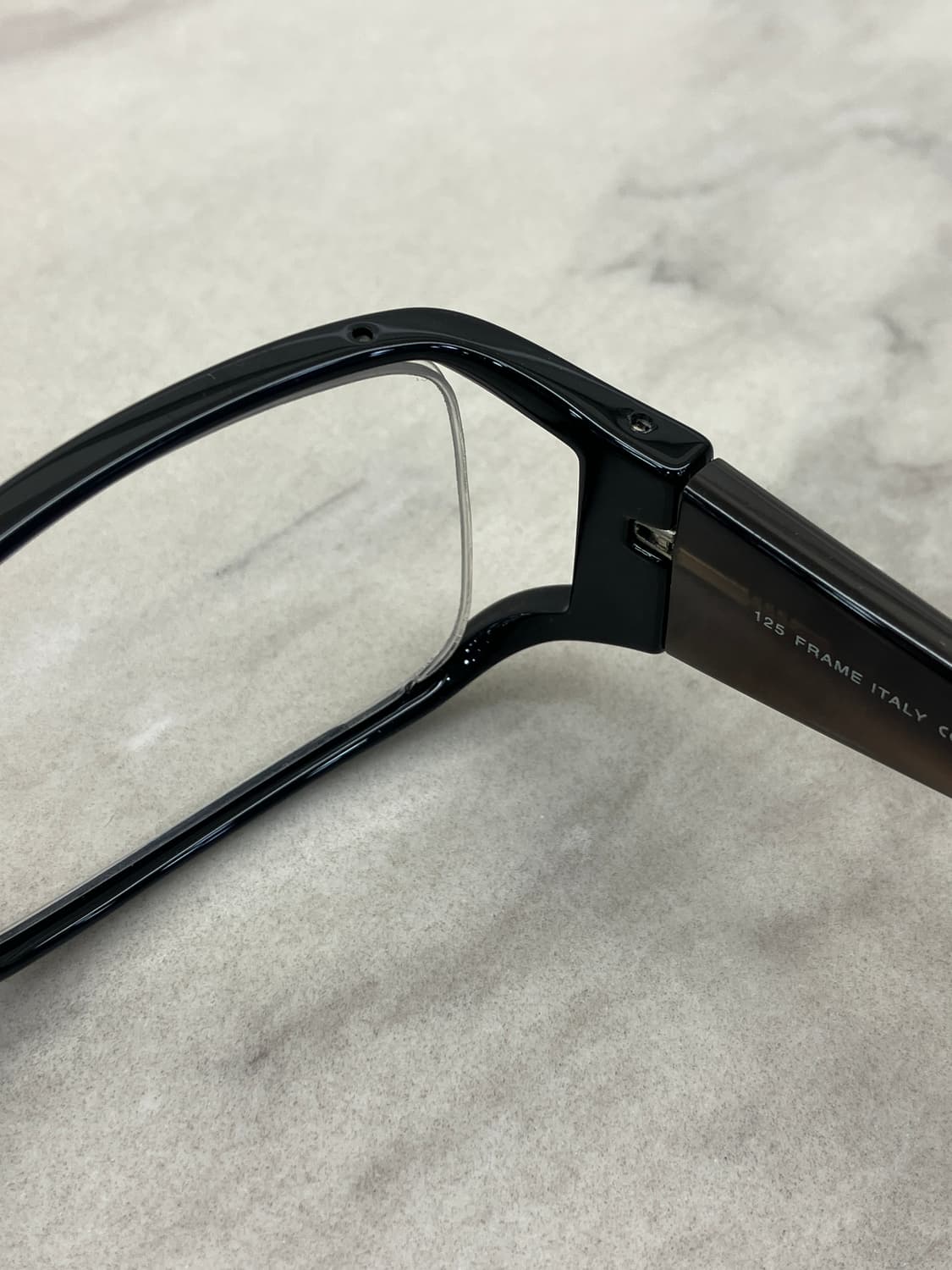 펜디 FENDI 빈티지 블랙 스퀘어 뿔테 안경 상품이미지3