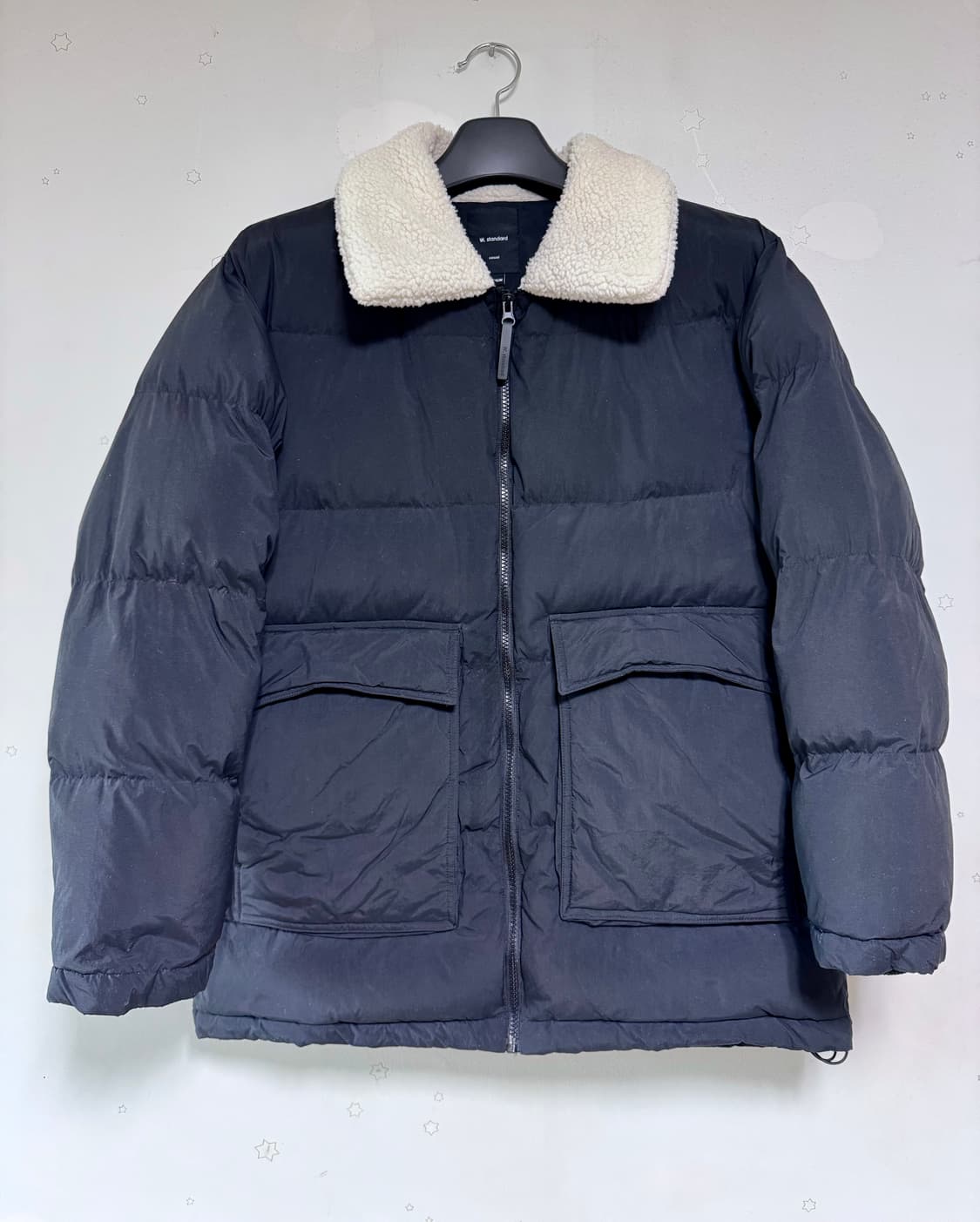 무신사 무텐다드 검정 패딩 판매 상품이미지1