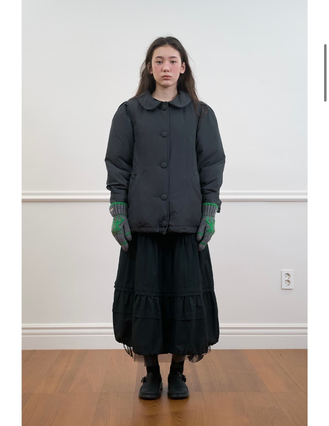 Pippi Padded Jacket _ Deep Charcoal 상품이미지2