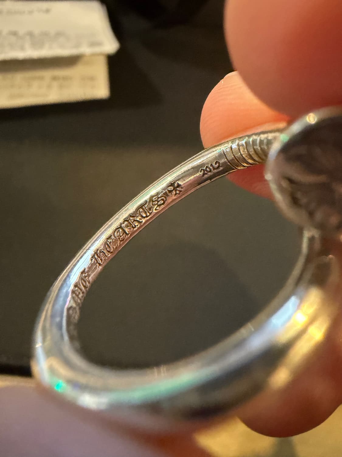 크롬하츠 크로스플랫네일링 국내영수증 상품이미지3