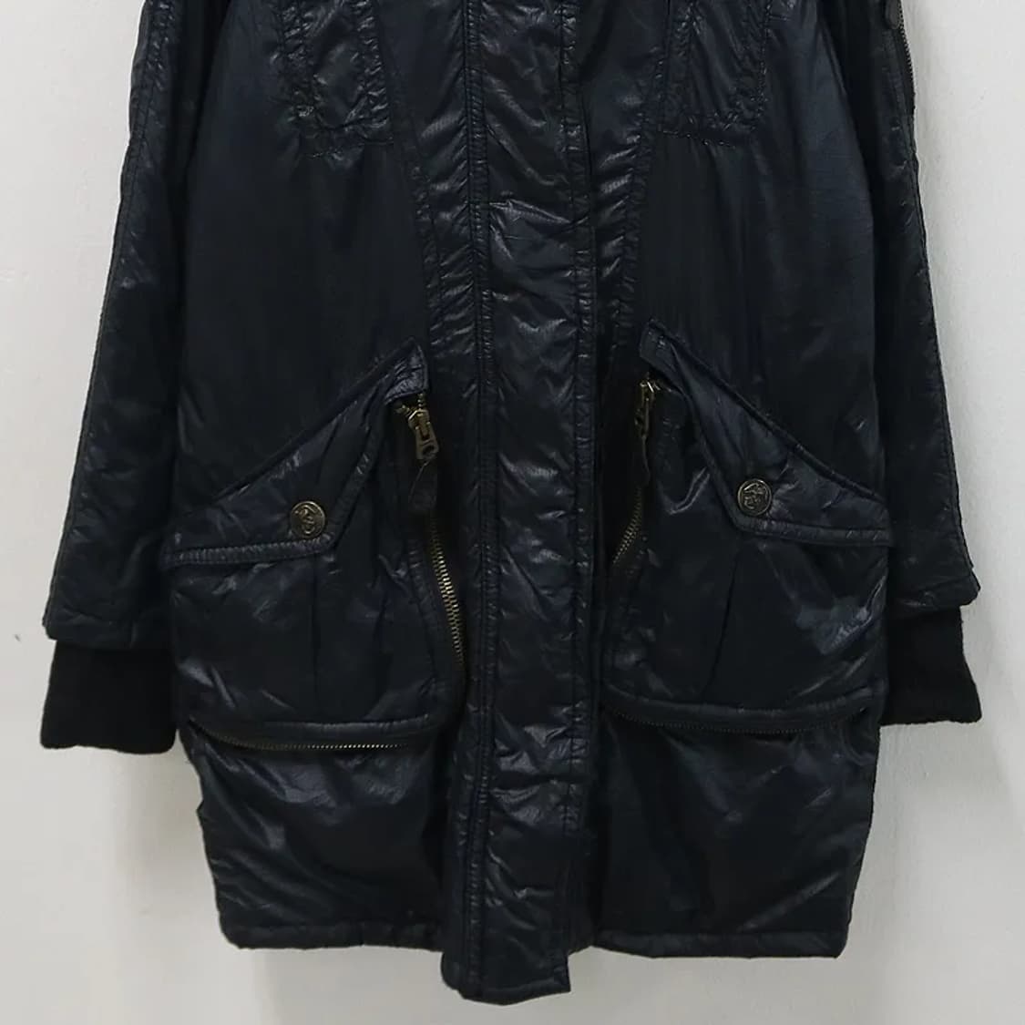 마우지 울 혼방 후드 자켓 63329 상품이미지4