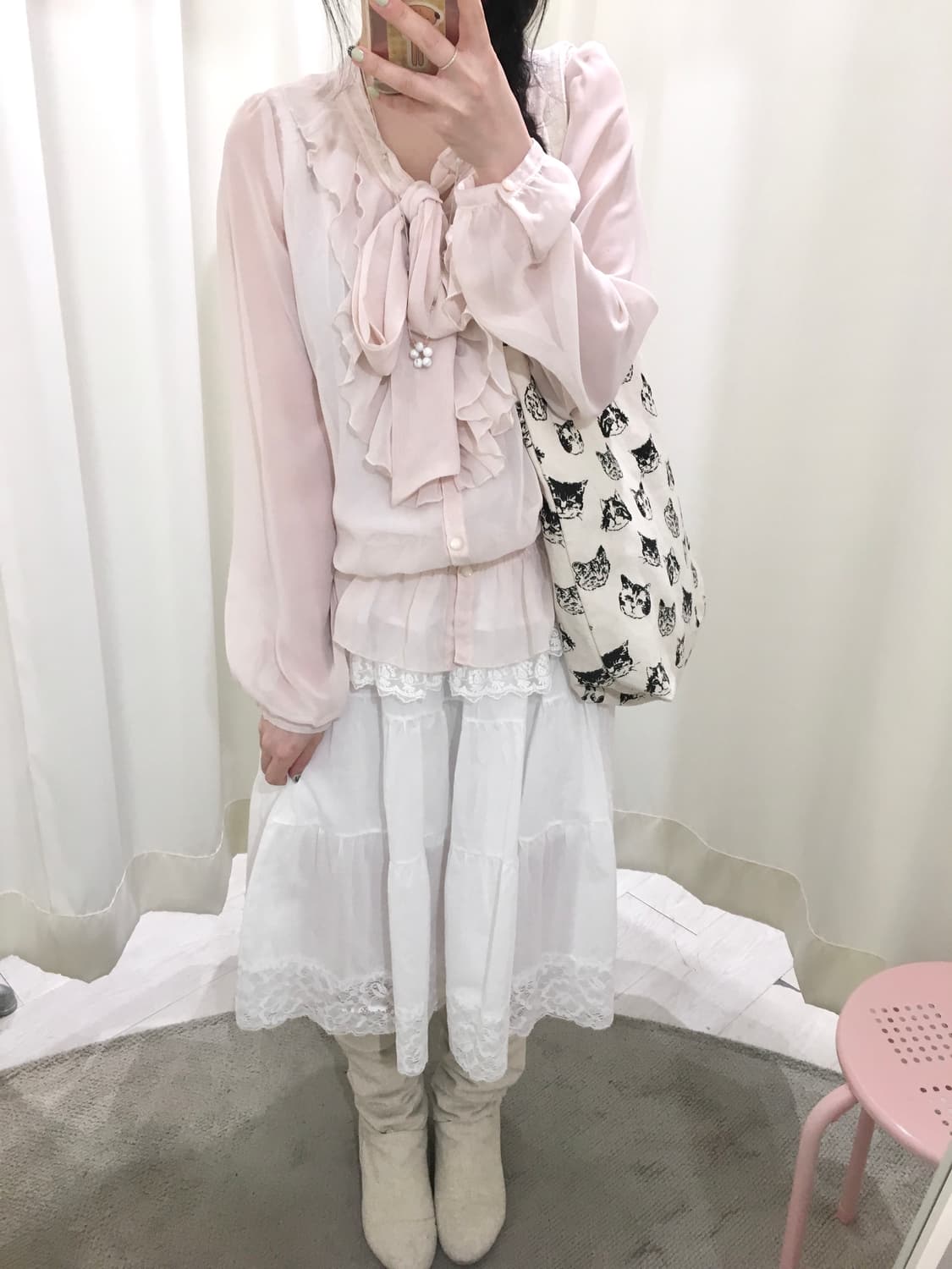 ruffle lace blouse 상품이미지6