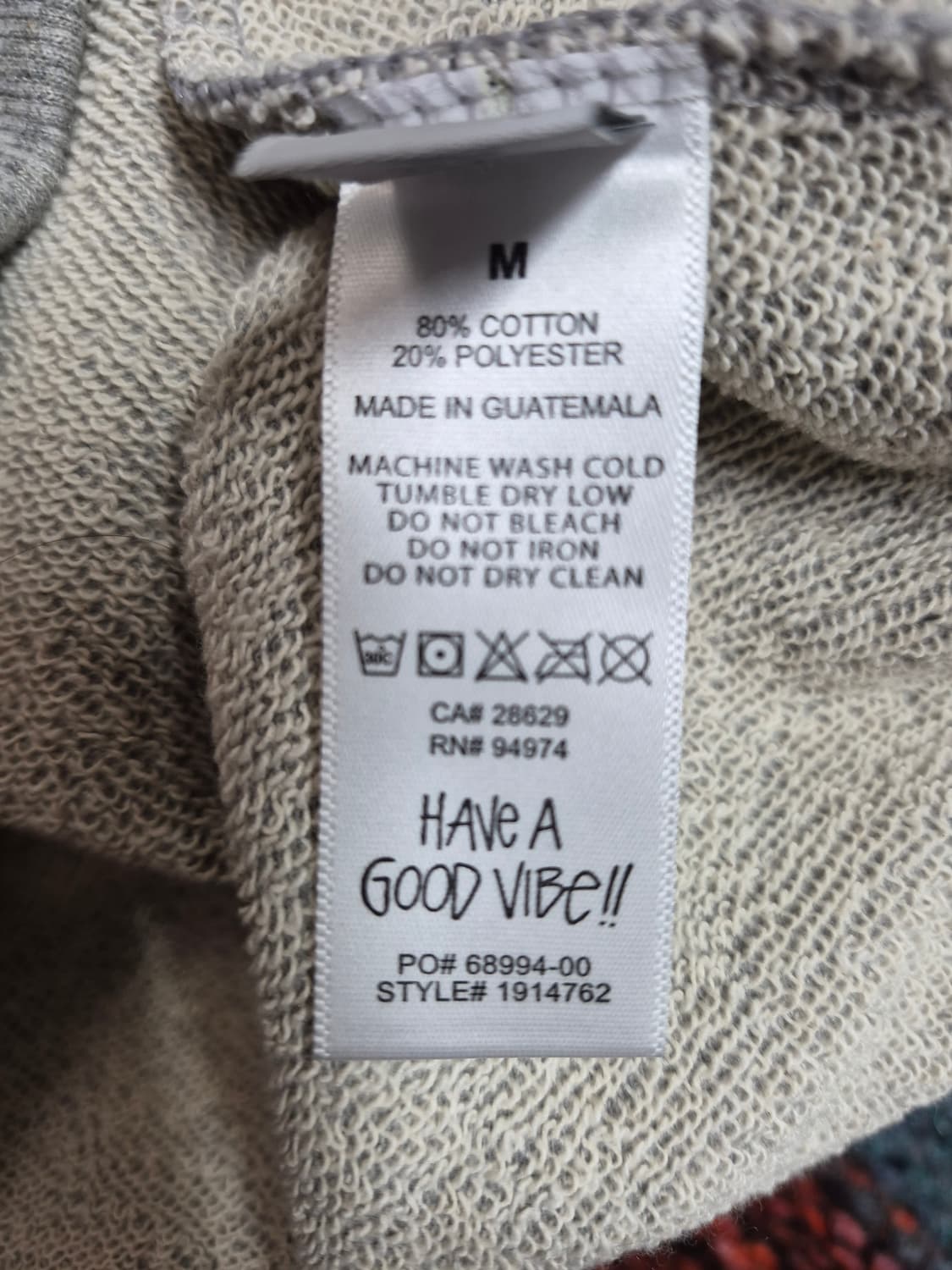 스투시 스탁 로고 기모 맨투맨 회색 M 100~105 상품이미지5