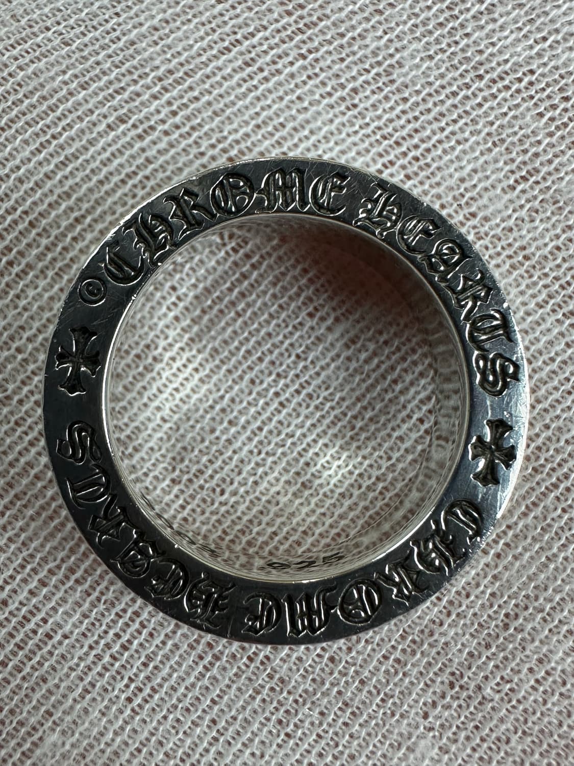 [US 5.5] 백화점판 정품 크롬하츠 포에버링 6mm 상품이미지7