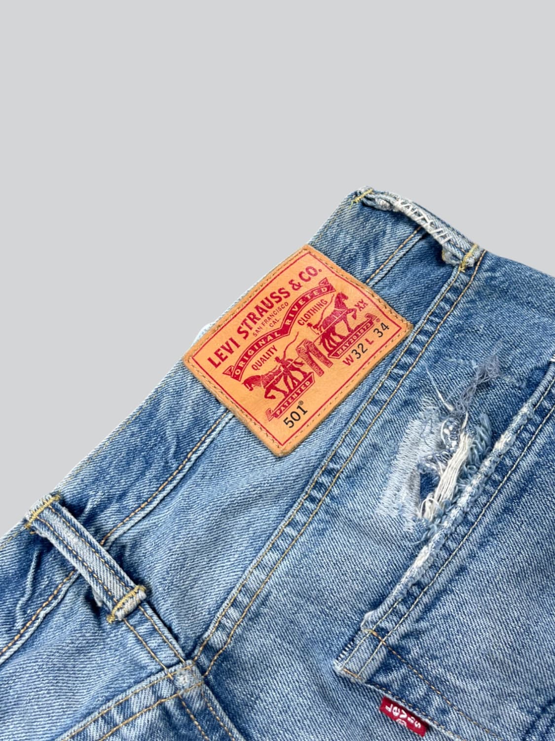 Levi's 501  데미지 데님팬츠 상품이미지6