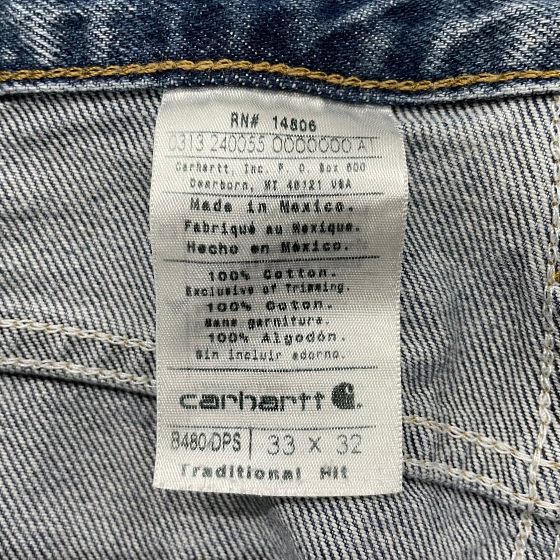 2013 칼하트 데님 팬츠 상품이미지9