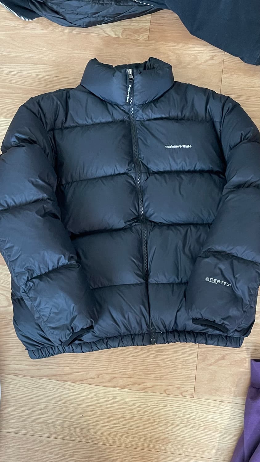 [L]디스이즈네버댓 퍼텍스 패딩 블랙 상품이미지1