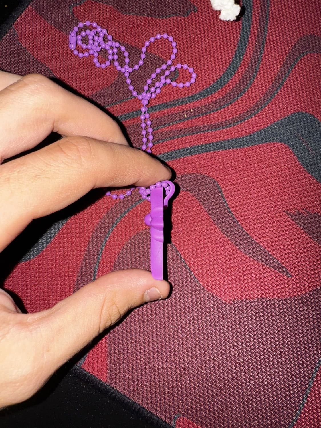 크롬하츠 20주년 아오야마 실리콘 목걸이 퍼플 상품이미지4